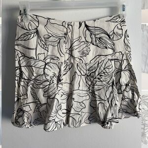 Mini skirt with ziper